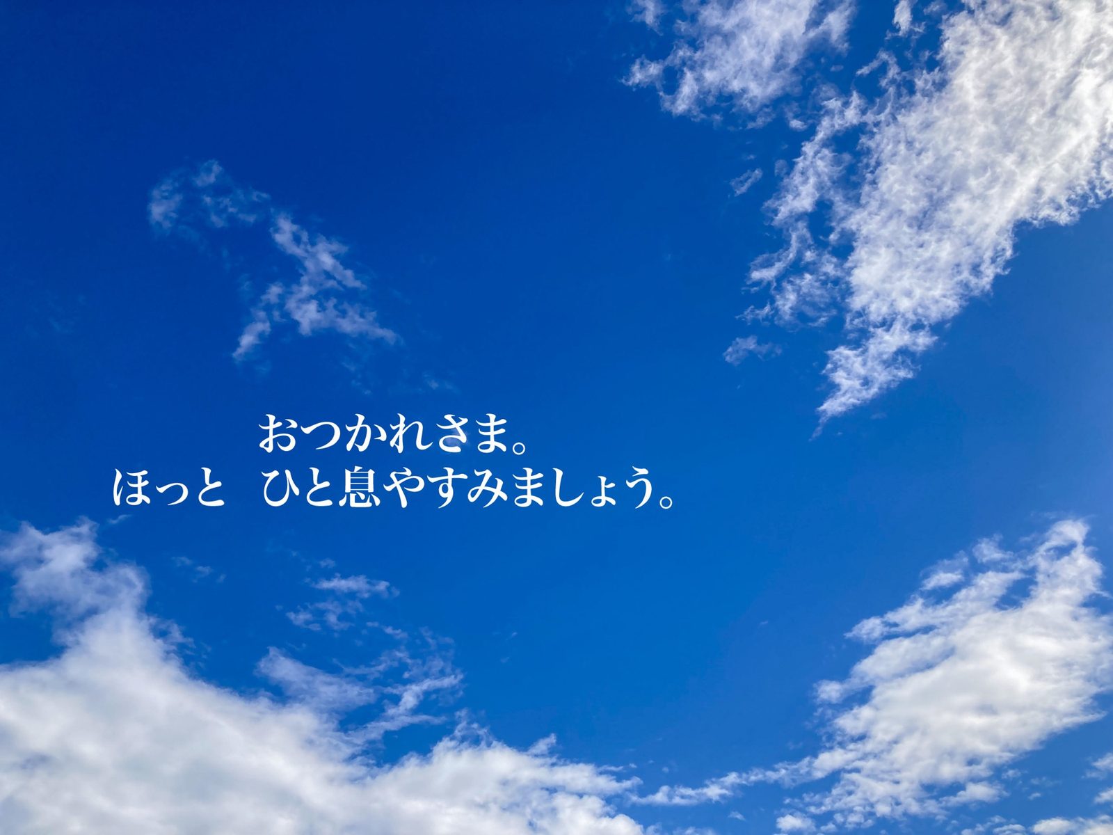 毎日がんばってるね